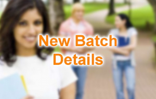 Vastu New Batch Details